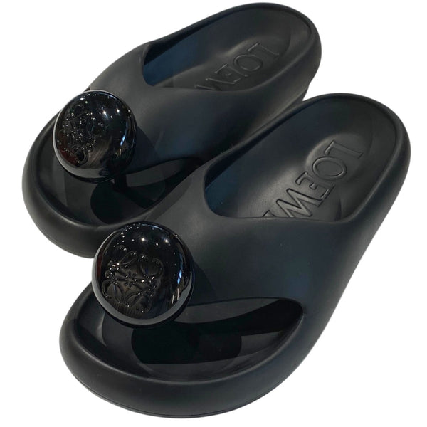 LOEWE ロエベ フォーム ペブル サンダル ブラック 42 LOEWE(ロエベ) Anagram Foam Pebble Sandalsアナグラムフォームペブル