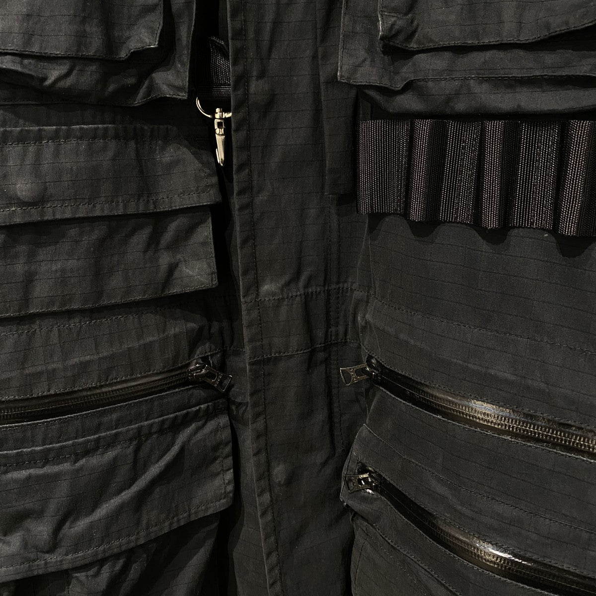 sacai Olmetex Rip Stop Blousonオルメテックスミリタリーマルチポケットミリタリーリップストップブルゾンコート23-03186M 古着・中古-6枚目のアイテム画像