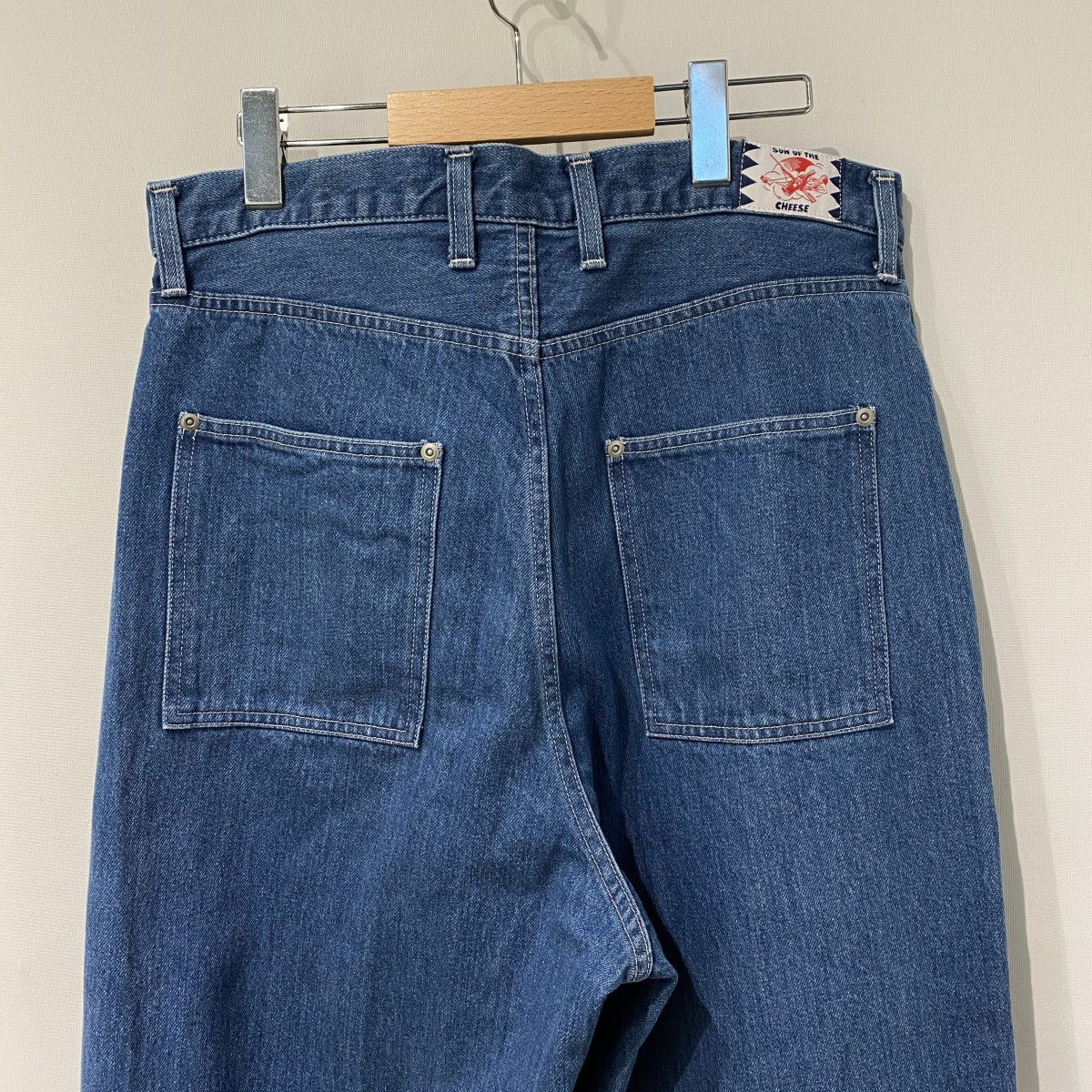 SON OF THE CHEESE 25SSWIDE DENIM 5 POCKET PANTSデニムワイドパンツ 古着・中古-6枚目のアイテム画像