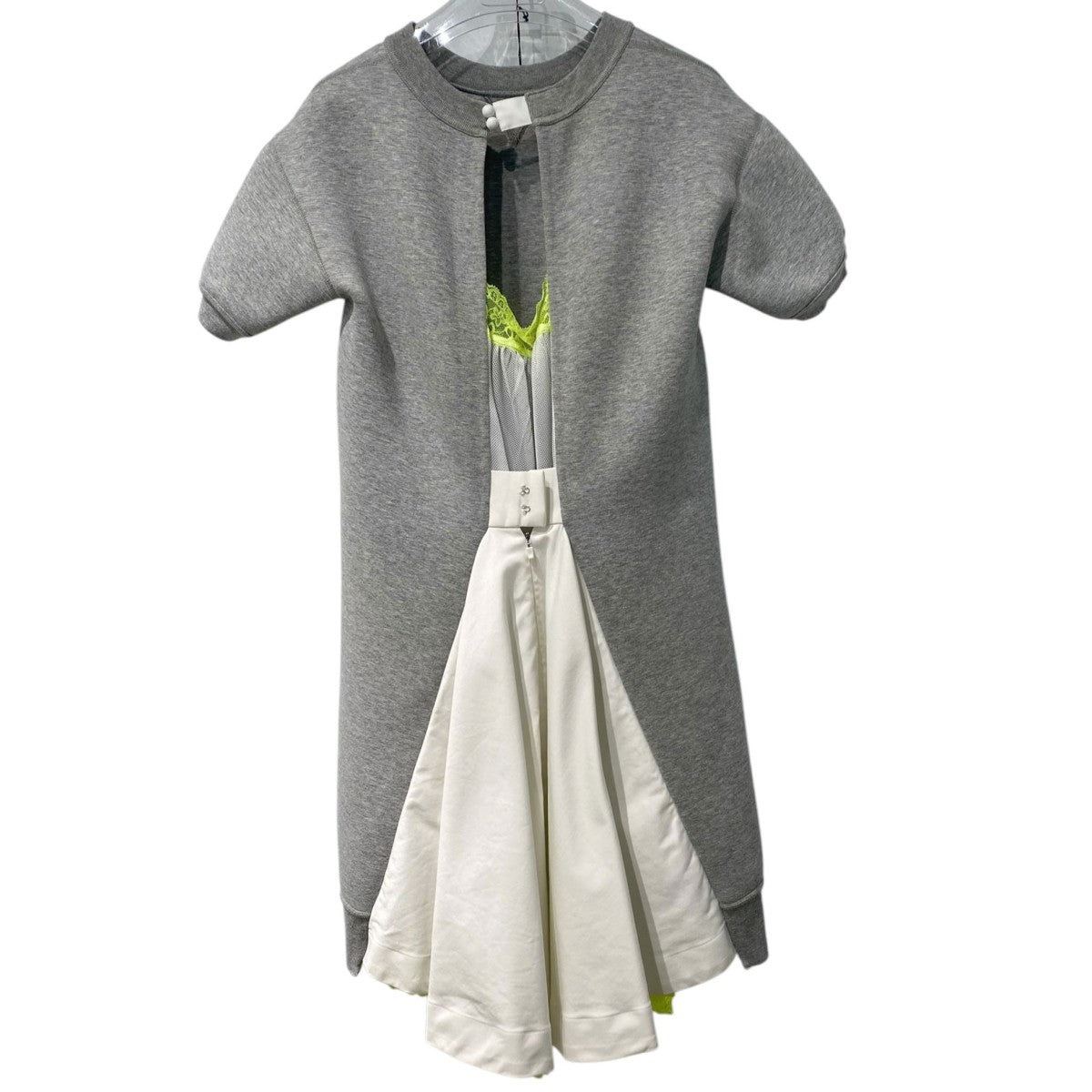 sacai×NIKE 15SSTECH FLEECE DRESSテックフリーススウェットドッキングワンピースドレス15-02389 古着・中古-2枚目のアイテム画像