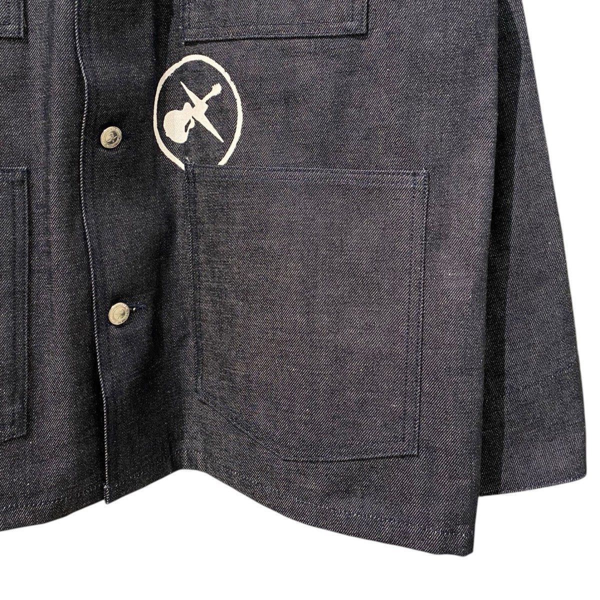 A．P．C．×FRAGMENT DESIGN 26SSGRAND JACK JACKET＆SALLY JEANSデニムジャケットカバーオール＆デニムパンツ セット 古着・中古-4枚目のアイテム画像