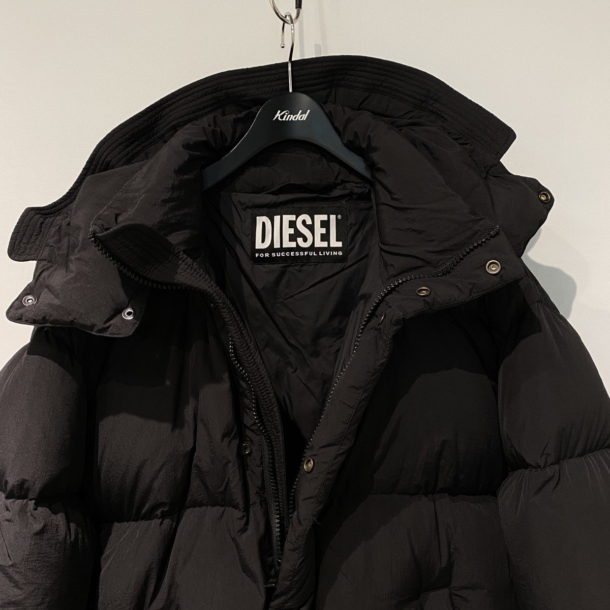 DIESEL by Glenn Martens W-ROLF-NW JACKET撥水ポリアミドナイロンオーバーサイズダウンジャケット 古着・中古-7枚目のアイテム画像