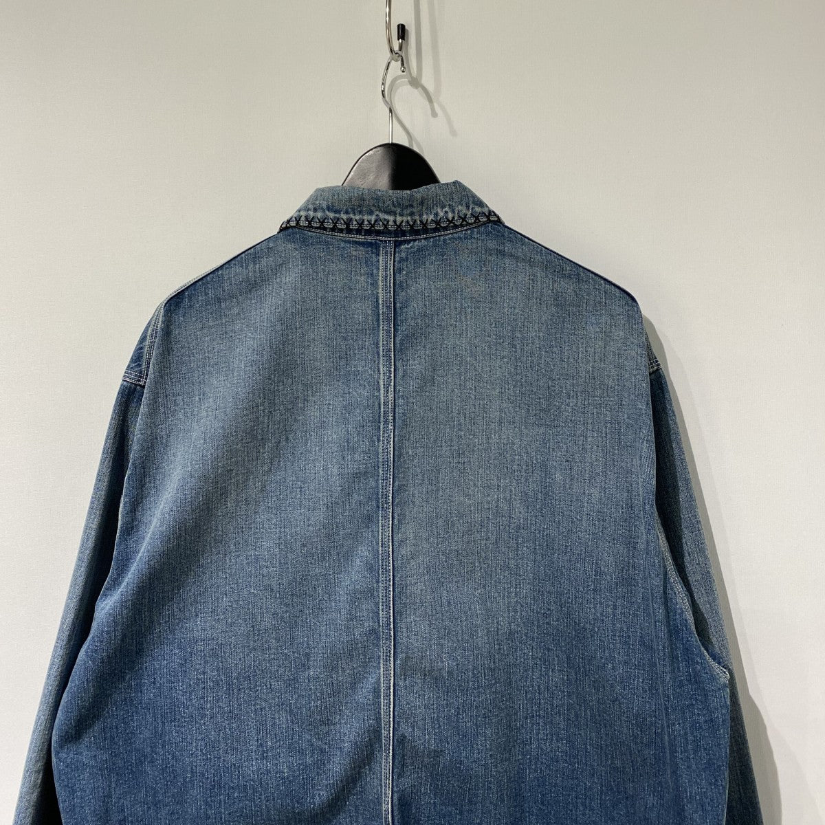 KHOKI 26SSHAND-EMBROIDERED DENIM COVERALLハンドメイド刺繍デニムカバーオール 古着・中古-6枚目のアイテム画像