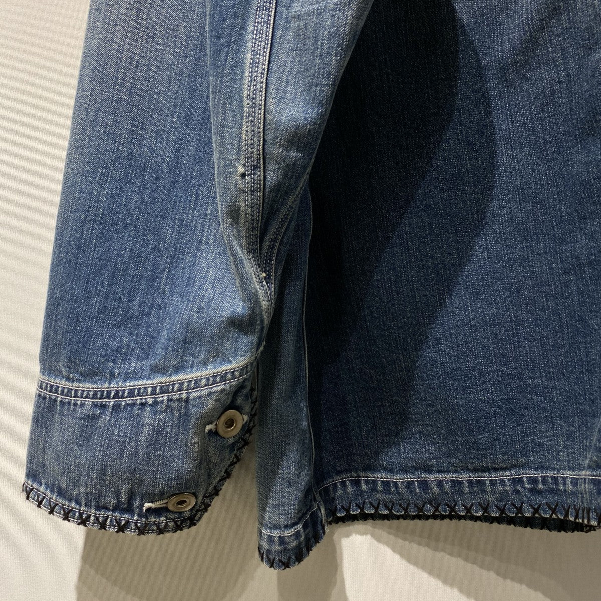 KHOKI 26SSHAND-EMBROIDERED DENIM COVERALLハンドメイド刺繍デニムカバーオール 古着・中古-7枚目のアイテム画像