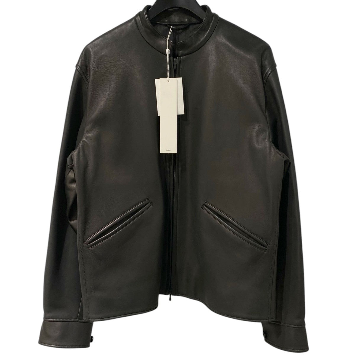 blurhms 25AWLamb Leather Zip Short JacketラムレザーZIPショートジャケット 古着・中古-1枚目のアイテム画像