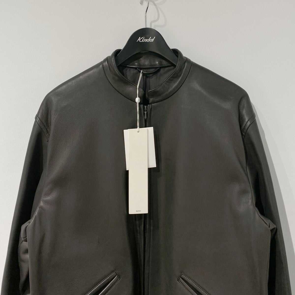 blurhms 25AWLamb Leather Zip Short JacketラムレザーZIPショートジャケット 古着・中古-4枚目のアイテム画像