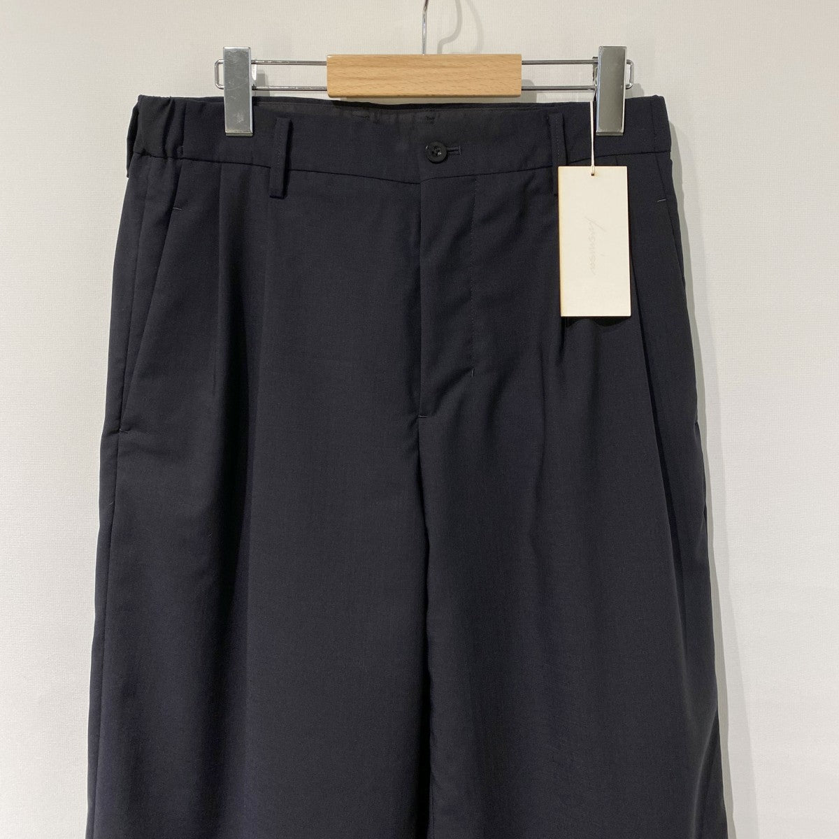 IRENISA 25SSTWO TUCKS WIDE TROUSERS2タックワイドスラックスパンツ 古着・中古-4枚目のアイテム画像