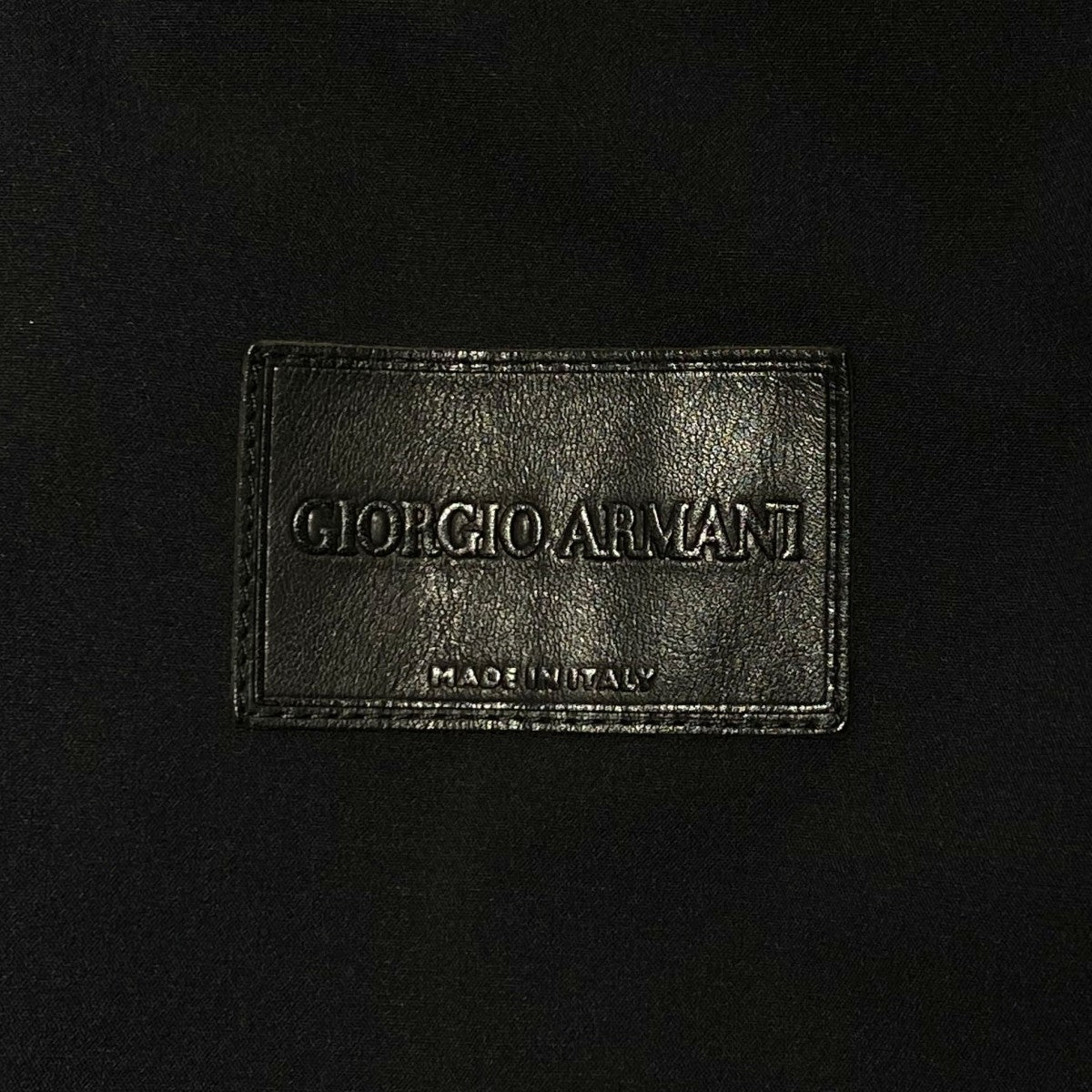 GIORGIO ARMANI 裏ラムレザー撥水加工ダブルブレストトレンチコート 古着・中古-9枚目のアイテム画像