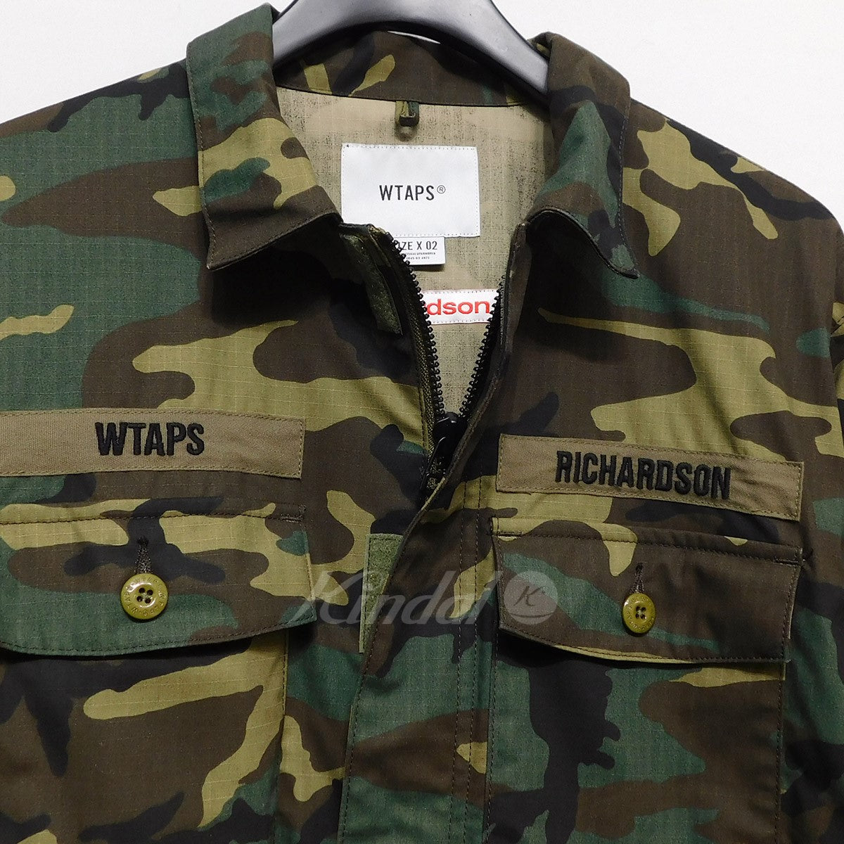 Richardson×WTAPS(Richardson×ダブルタップス リチャードソン) 2020AW BUDS  LS／COTTON．RIPSTOP．CAMO．RICHARDSON 【11月29日値下】