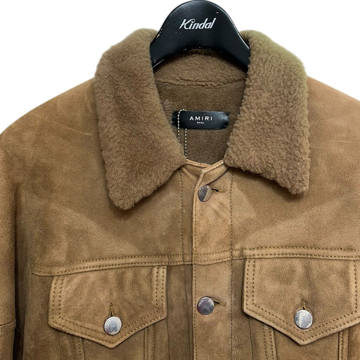 AMIRI 18AWShearling Oversized Trucker Jacketシャーリングオーバーサイズトラッカージャケット 古着・中古-3枚目のアイテム画像