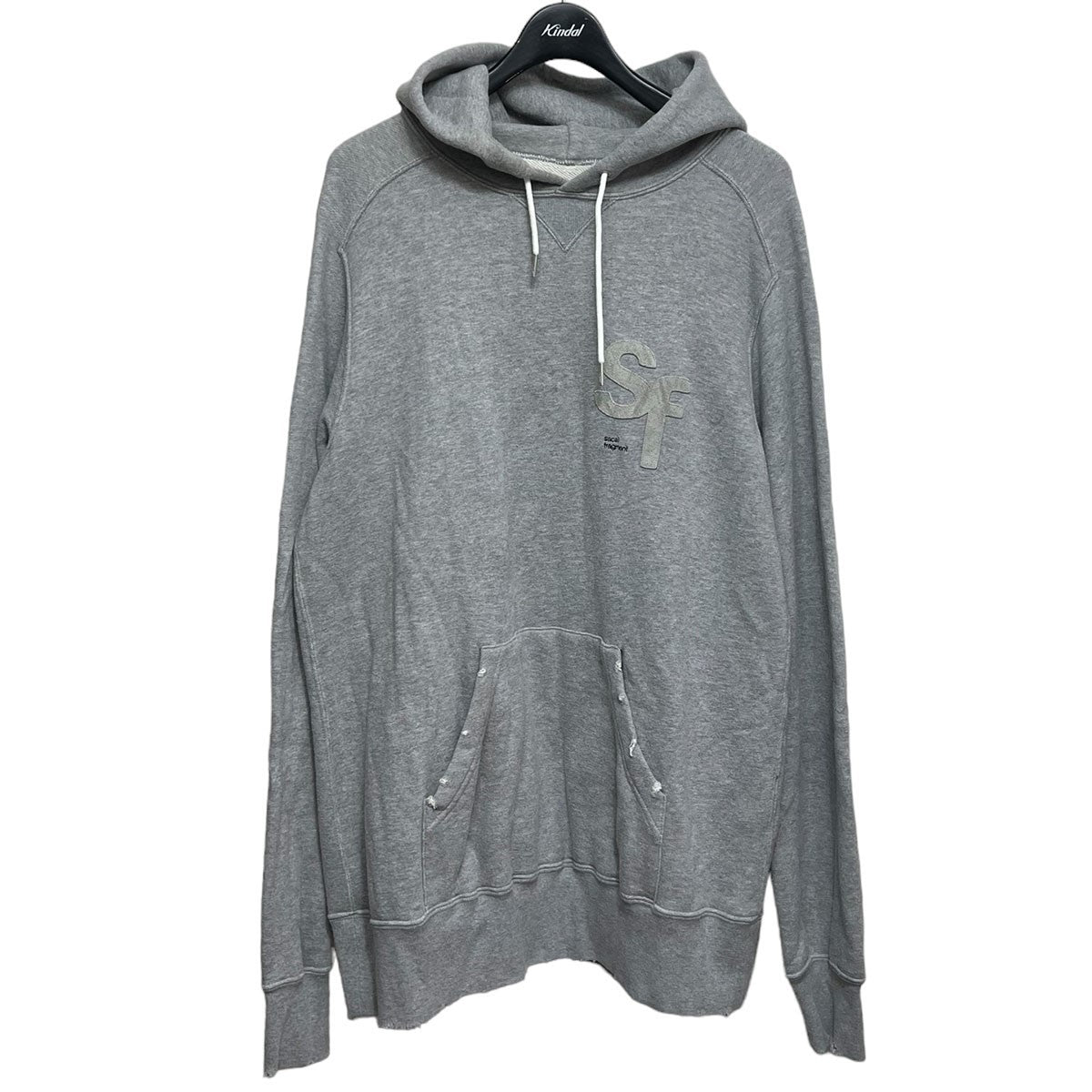 sacai×FRAGMENT DESIGN ダメージ加工フーディー 古着・中古-1枚目のアイテム画像