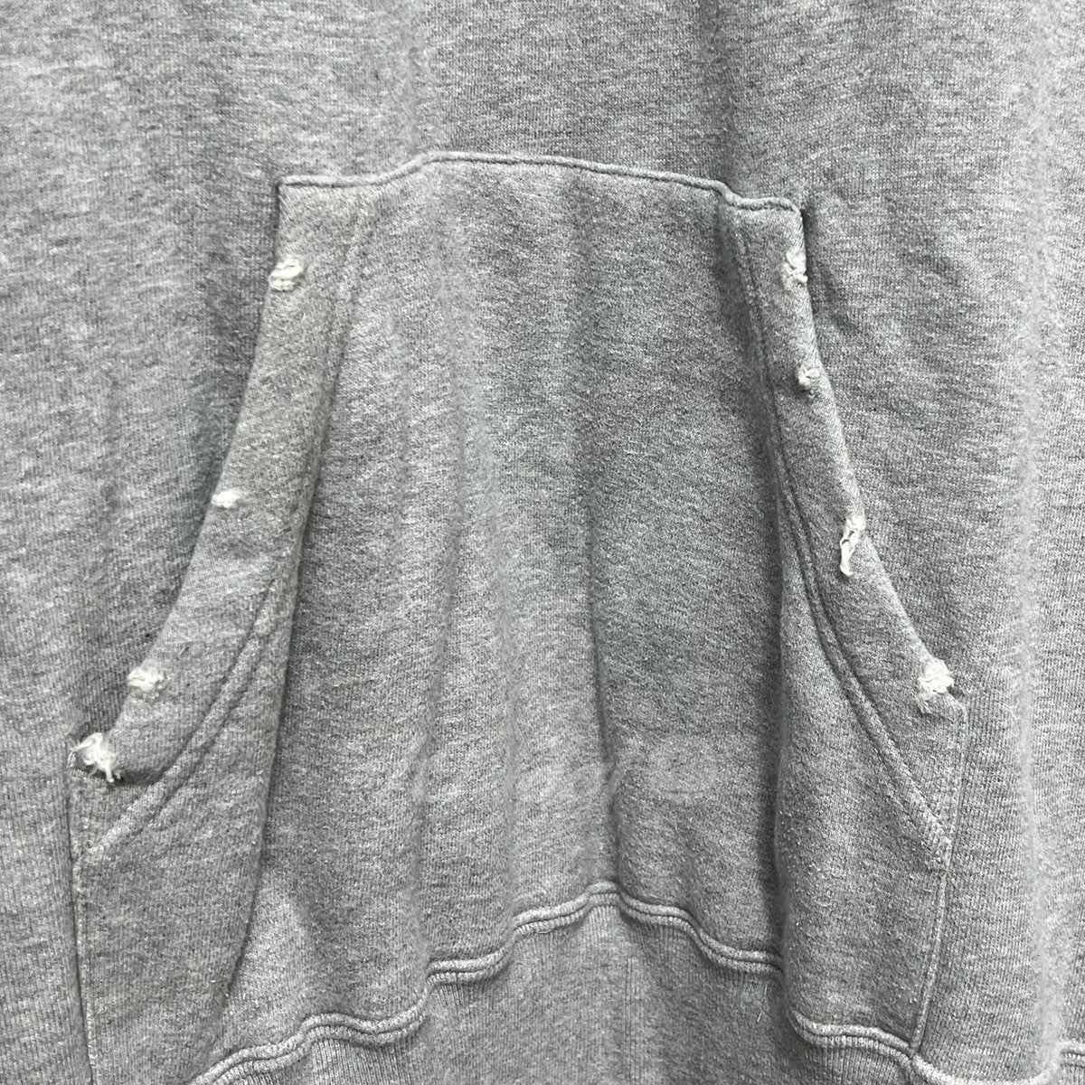 sacai×FRAGMENT DESIGN ダメージ加工フーディー 古着・中古-4枚目のアイテム画像