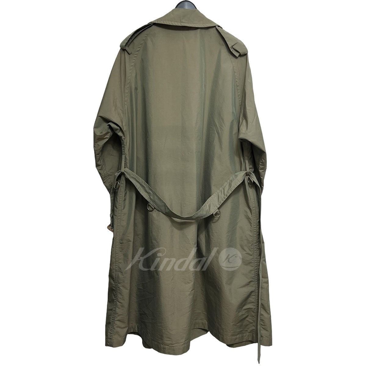 Finx Polyester Big Trench Coat