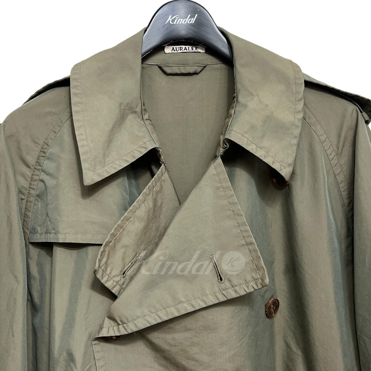 AURALEE(オーラリー) Finx Polyester Big Trench Coat