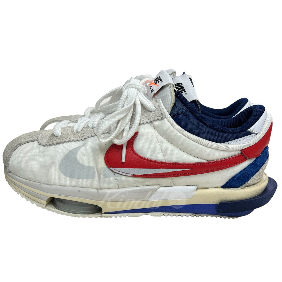 サカイ ナイキのZOOM CORTEZ SP White and University Red スニーカーです。 sacai×NIKE シューズ 古着・中古アイテム