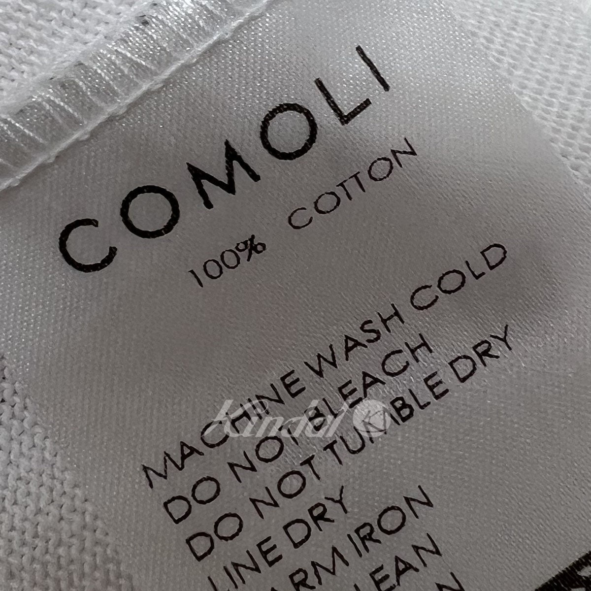 COMOLI(コモリ) 2023SS フットボールTシャツ X01-05005 ホワイト ...
