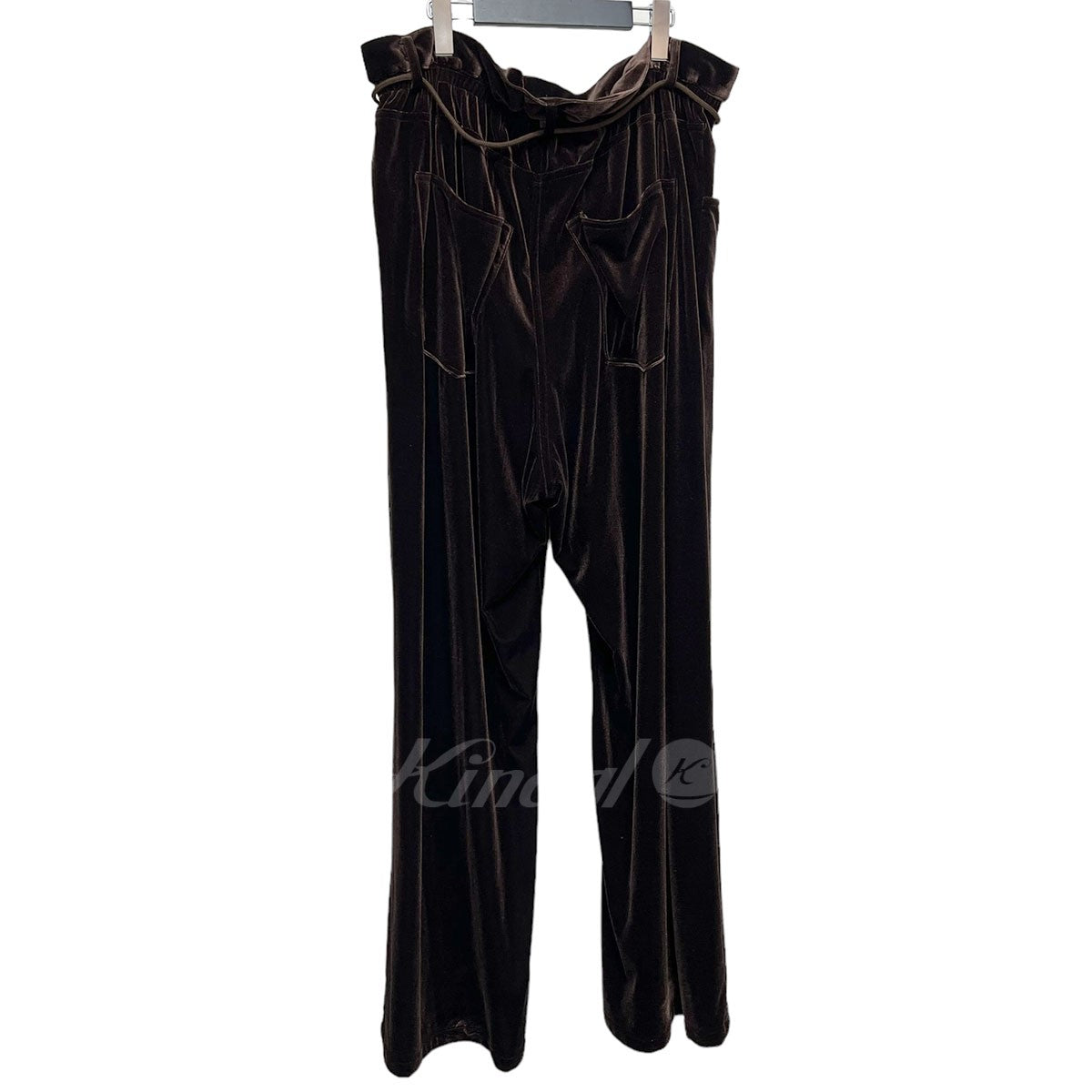 2023AW Ravioli Easy Trousers Type Velours