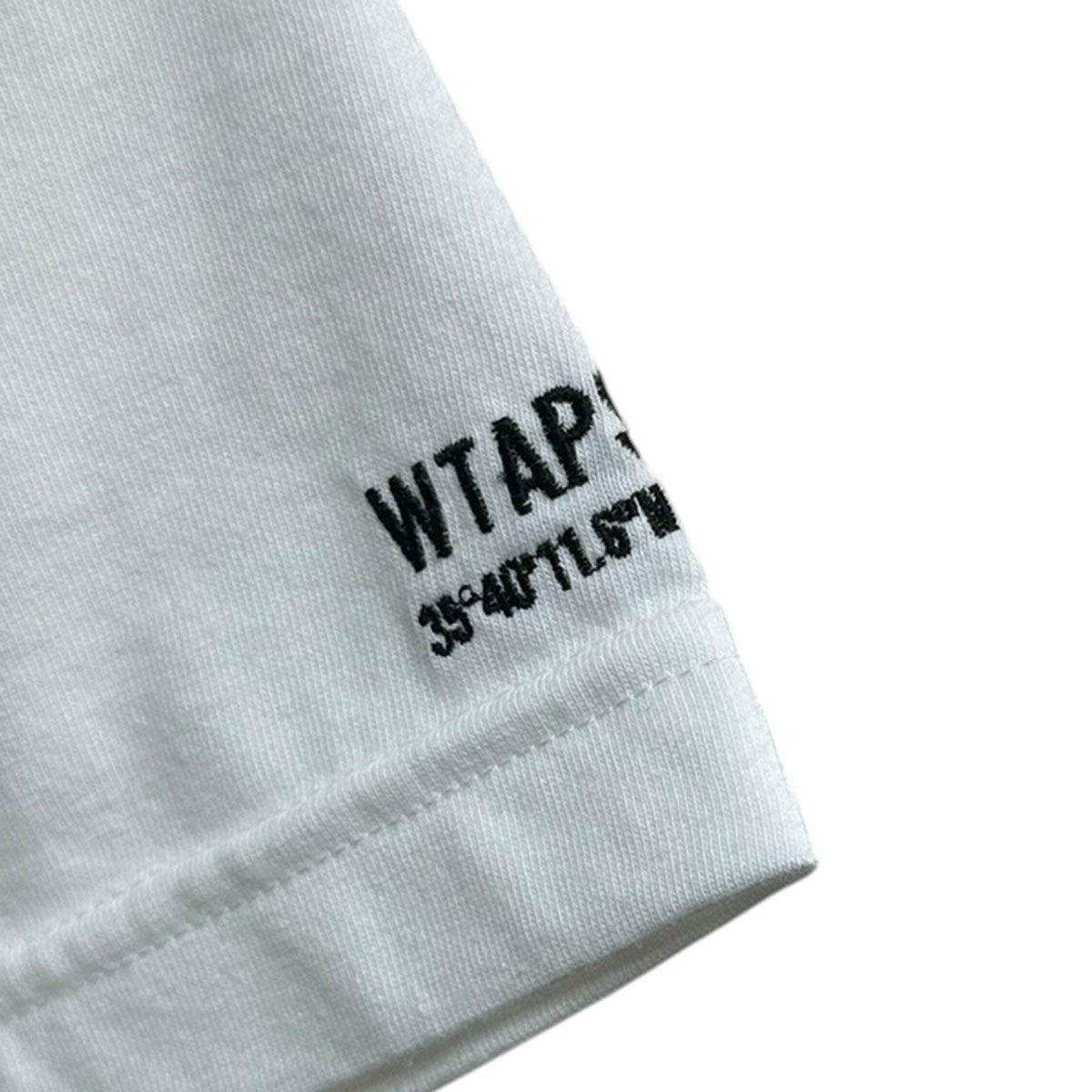 WTAPS(ダブルタップス) 2023SS SIGN ／ SS ／ COTTON ロゴ刺繍Tシャツ 