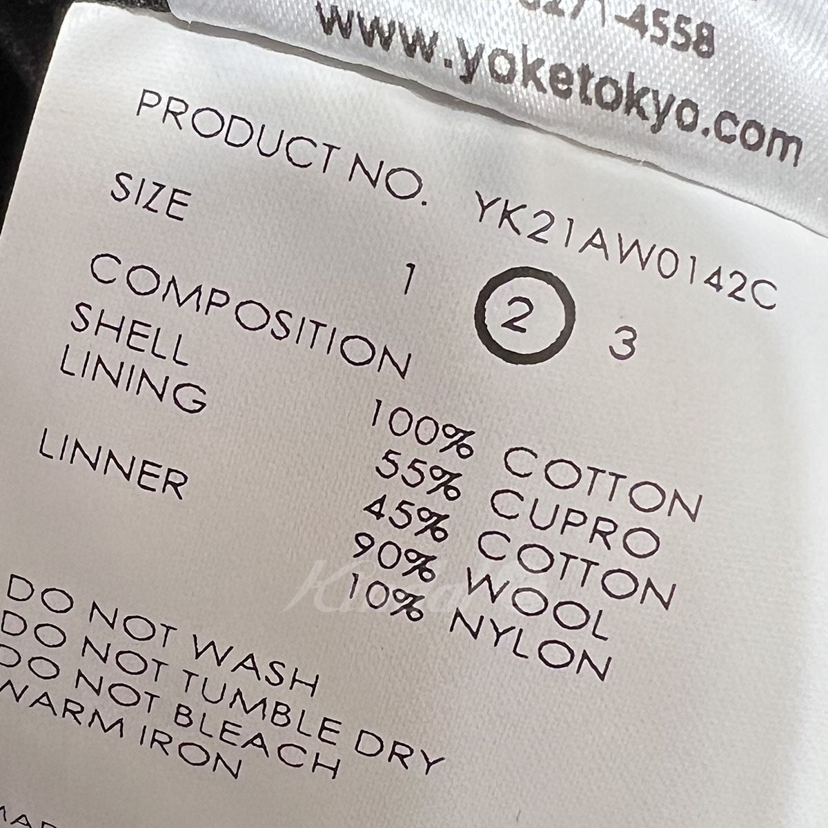 YOKE(ヨーク) REVERSIBLE TRENCH COAT リバーシブルトレンチ YOKE(ヨーク) REVERSIBLE TRENCH COAT リバーシブルトレンチ