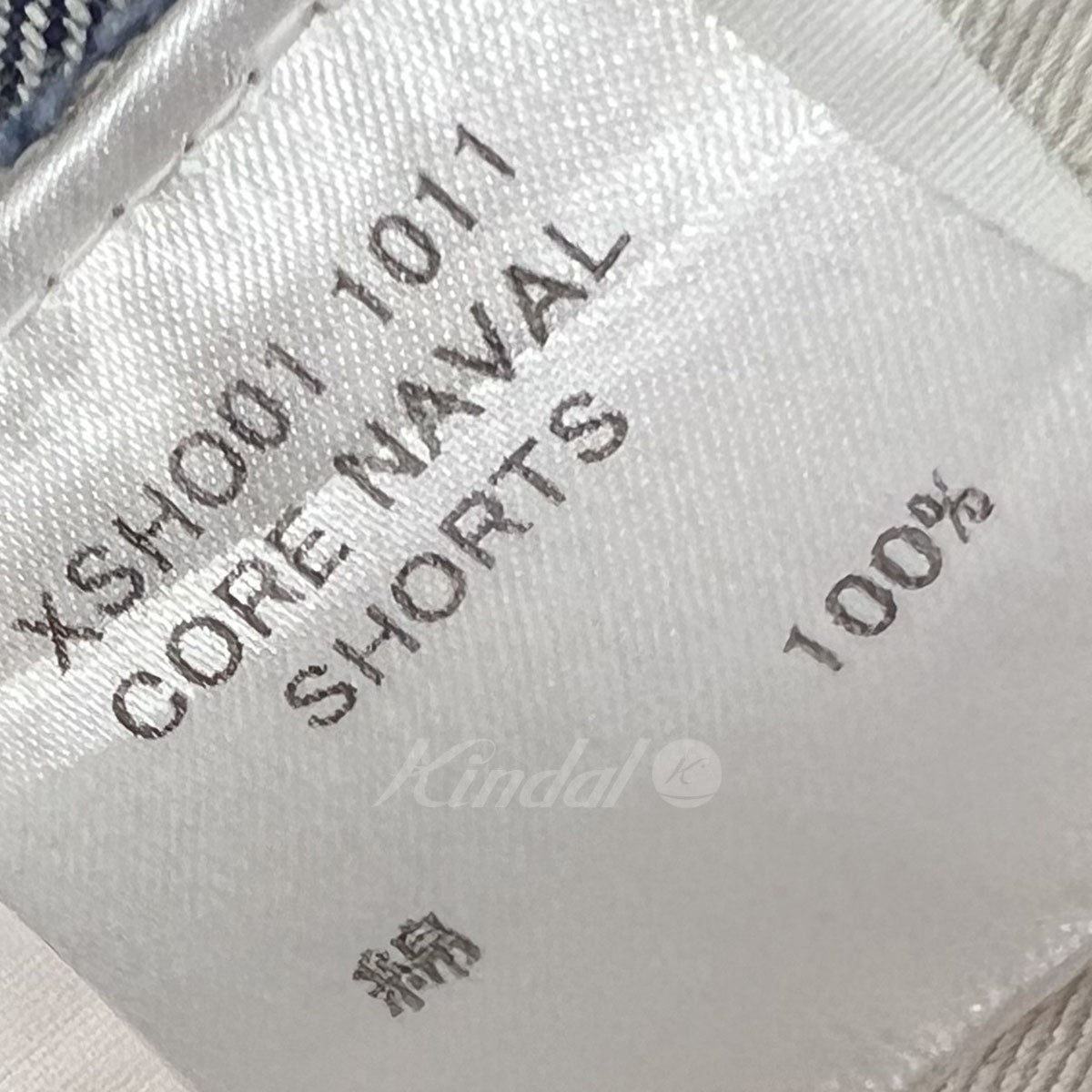 E．TAUTZ(イートウツ) CORE NAVAL SHORTS タックデニムショーツ XSH001