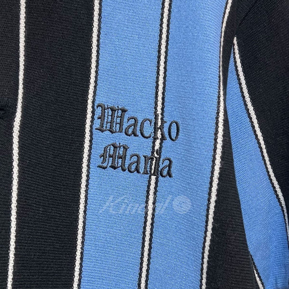 WACKO MARIA(ワコマリア) 2023SS STRIPED KNIT POLO SHIRT ストライプニットポロシャツ