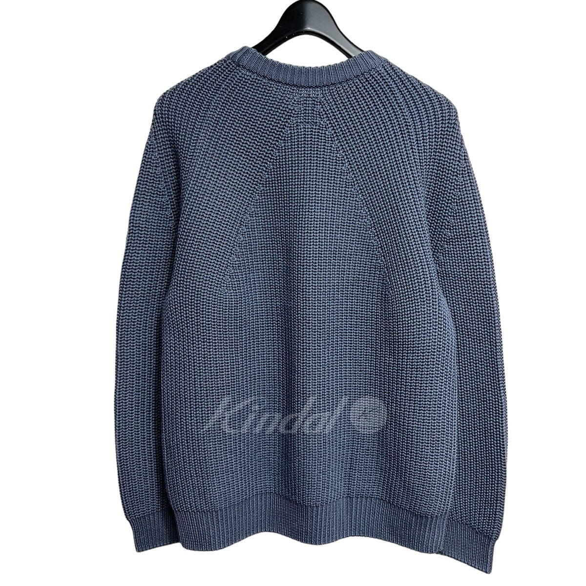 BATONER(バトナー) SIGNATURE CREW NECK シグネチャークルーネックニットセーター BN-20FM-030 サックスブルー  サイズ 2｜【公式】カインドオルオンライン ブランド古着・中古通販【kindal】