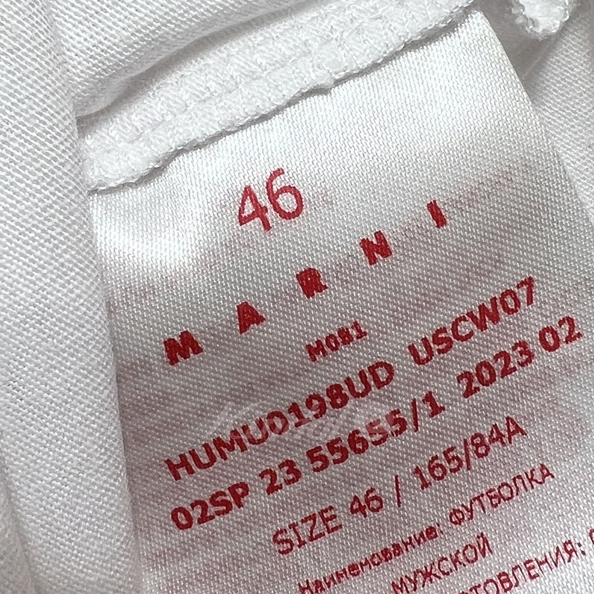 MARNI(マルニ) 2023AW クルーネックプリントTシャツ HUMU0198UD