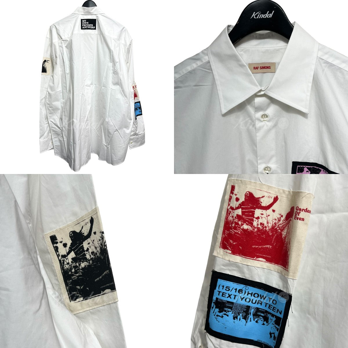 2020SS OVERSIZED SHIRT WITH PATCHES