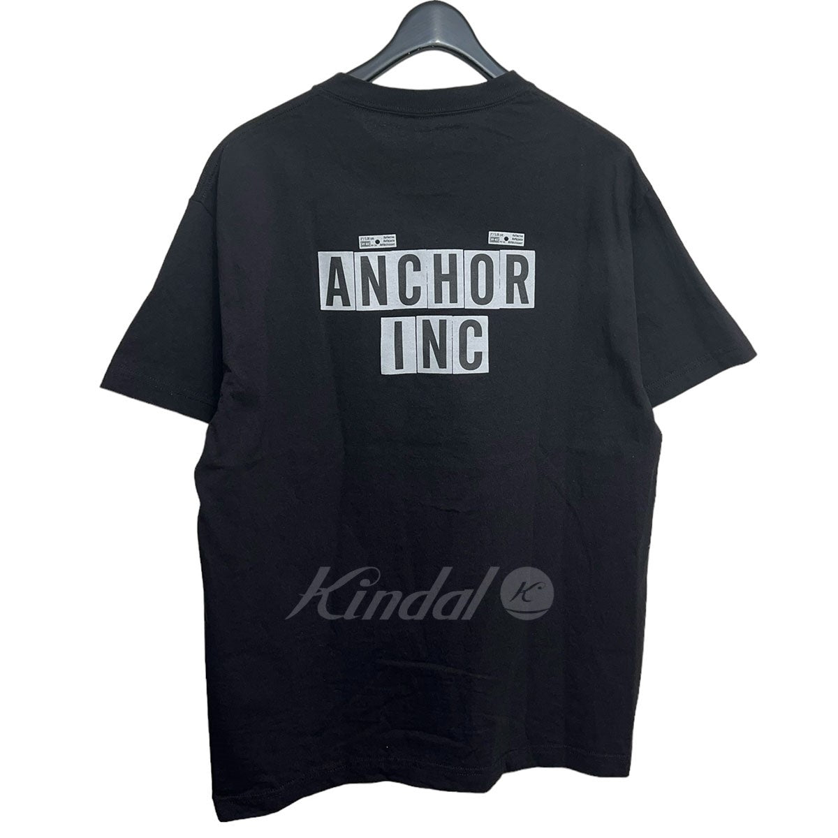 Mercedes Anchor Inc．(メルセデスアンカーインク) Letter Tee クルーネックプリントTシャツ ブラック サイズ  L｜【公式】カインドオルオンライン ブランド古着・中古通販【kindal】