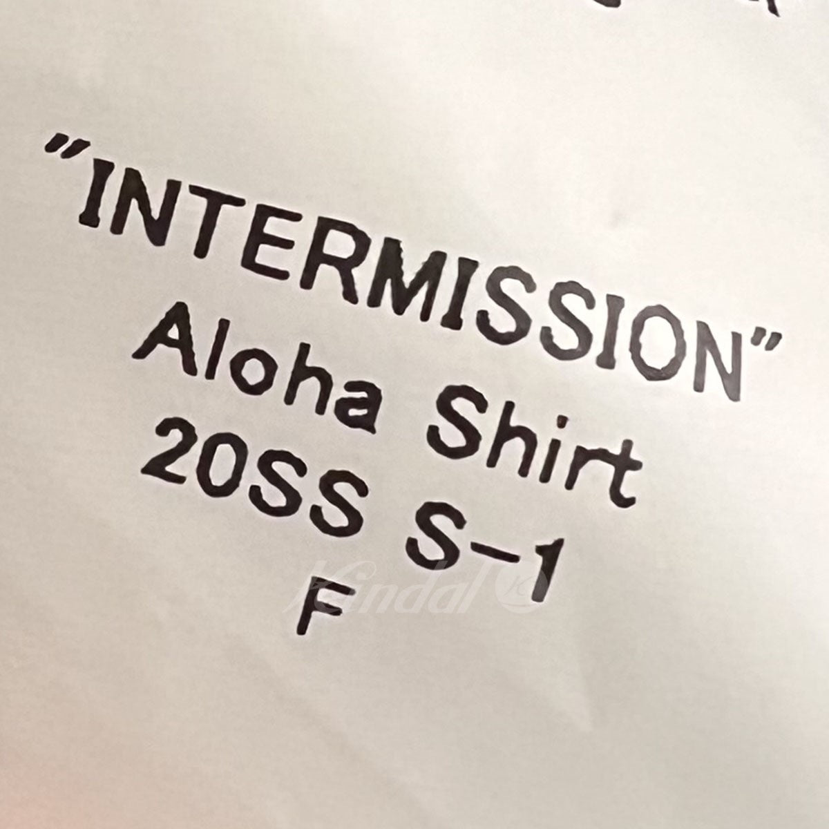 INTERMISSION Aloha Shirt 総柄アロハシャツ