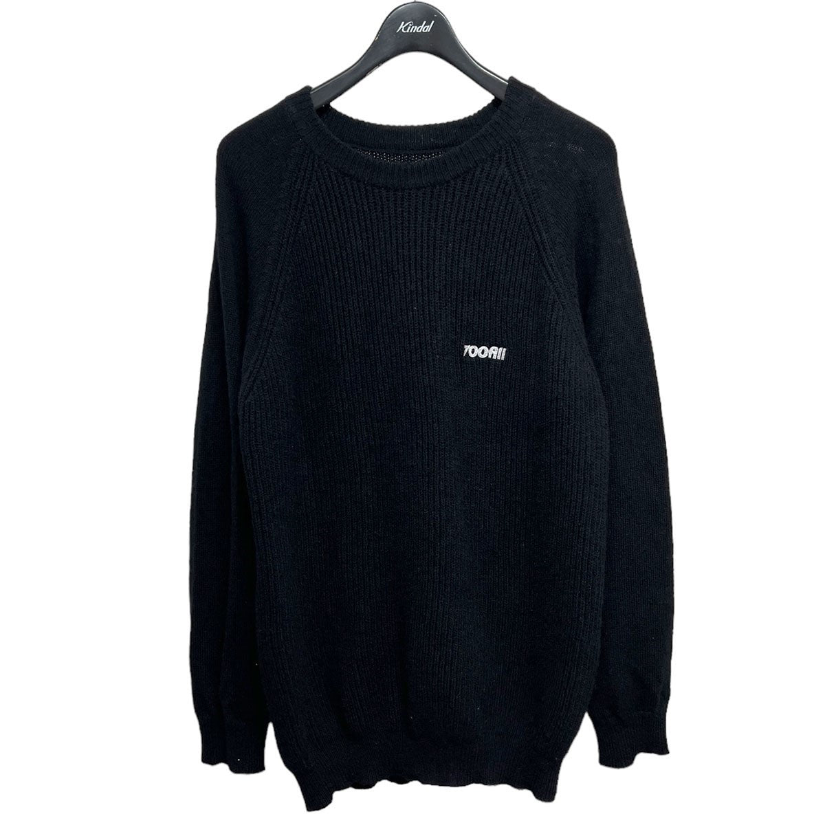 Embroidered Small Payment Logo Crewneck Sweaterロゴ刺繍セーター