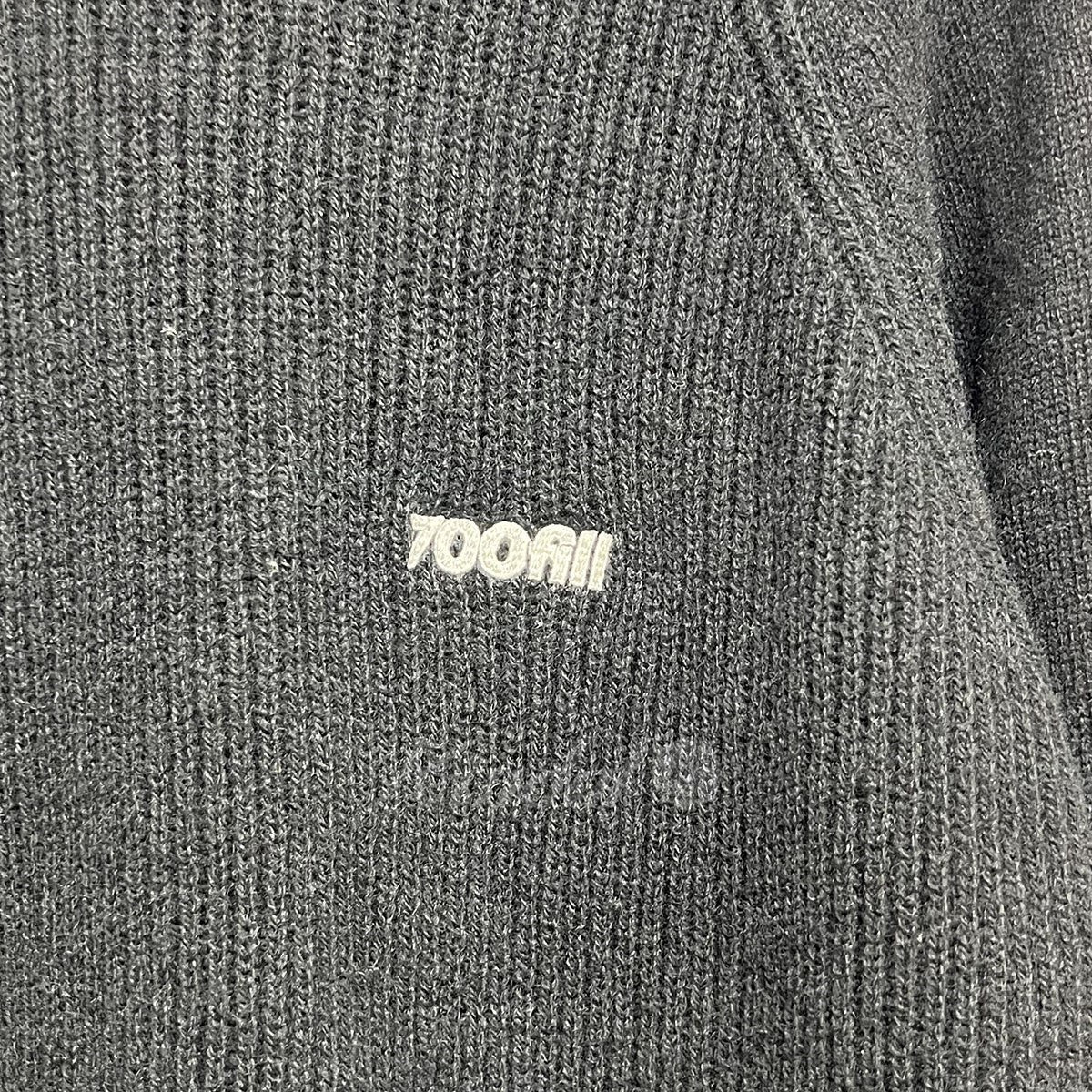 700FILL(700FILL) Embroidered Small Payment Logo Crewneck Sweater  