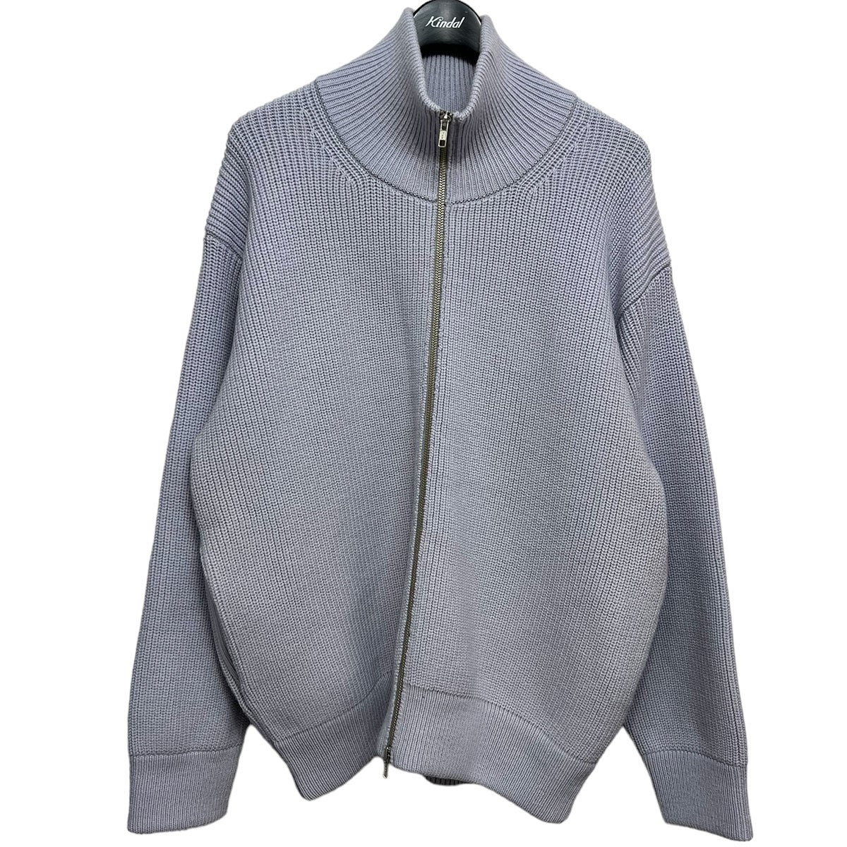 2023AW OVERSIZED DRIVERS KNIT ZIP JACKET