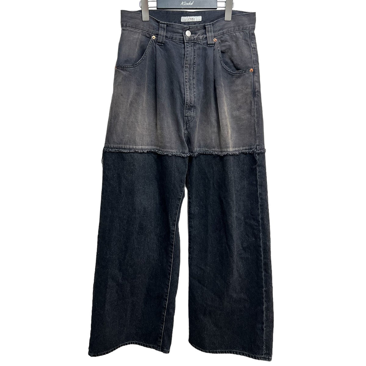 JieDa(ジエダ) 2023AW 2TONE BAGGY DENIM PANTS Jie-23FW-PT02