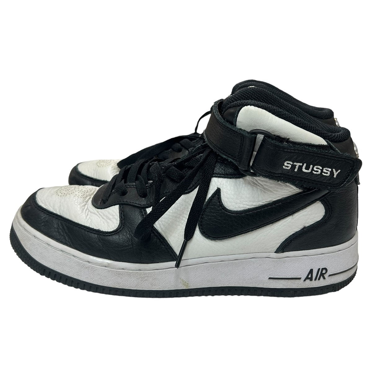 NIKE×Stussy AIR FORCE 1 07 MID SP DJ7840-002 ブラック×ホワイト ...