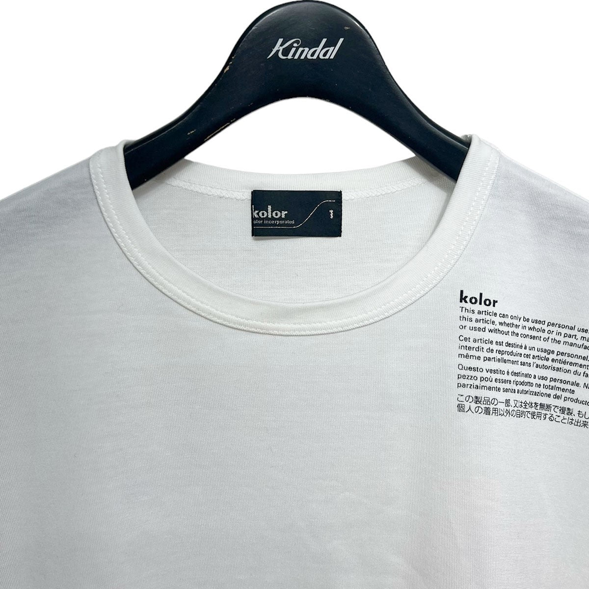 22SS度詰め天竺 PRINT TEEプリントTシャツ22SCM-T07208