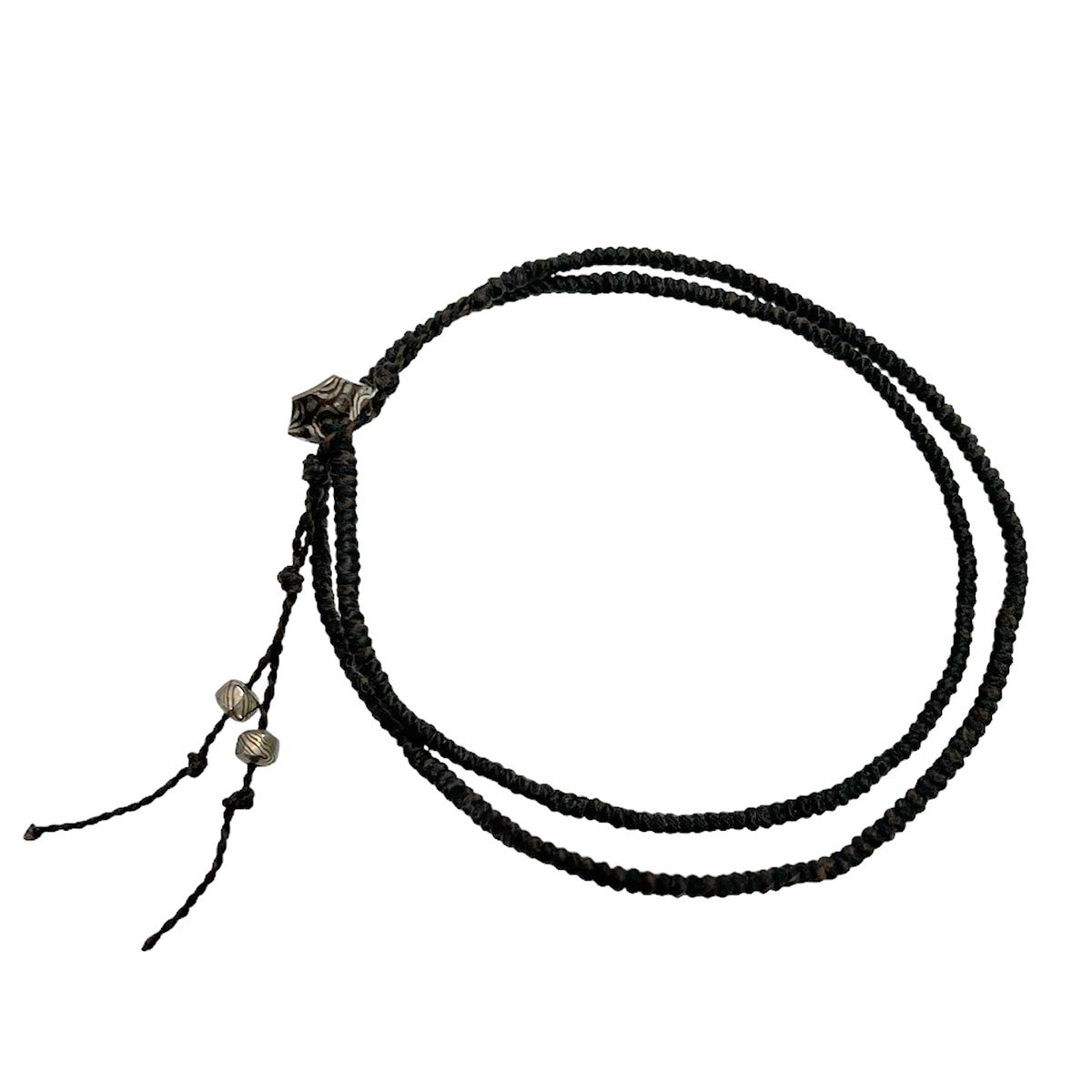 SUMAN DHAKHWA(スーマンダックワ) Octagon Cord Bracelet w Beadオクタゴンコードブレスレット  w／ビーズSD-B51BB