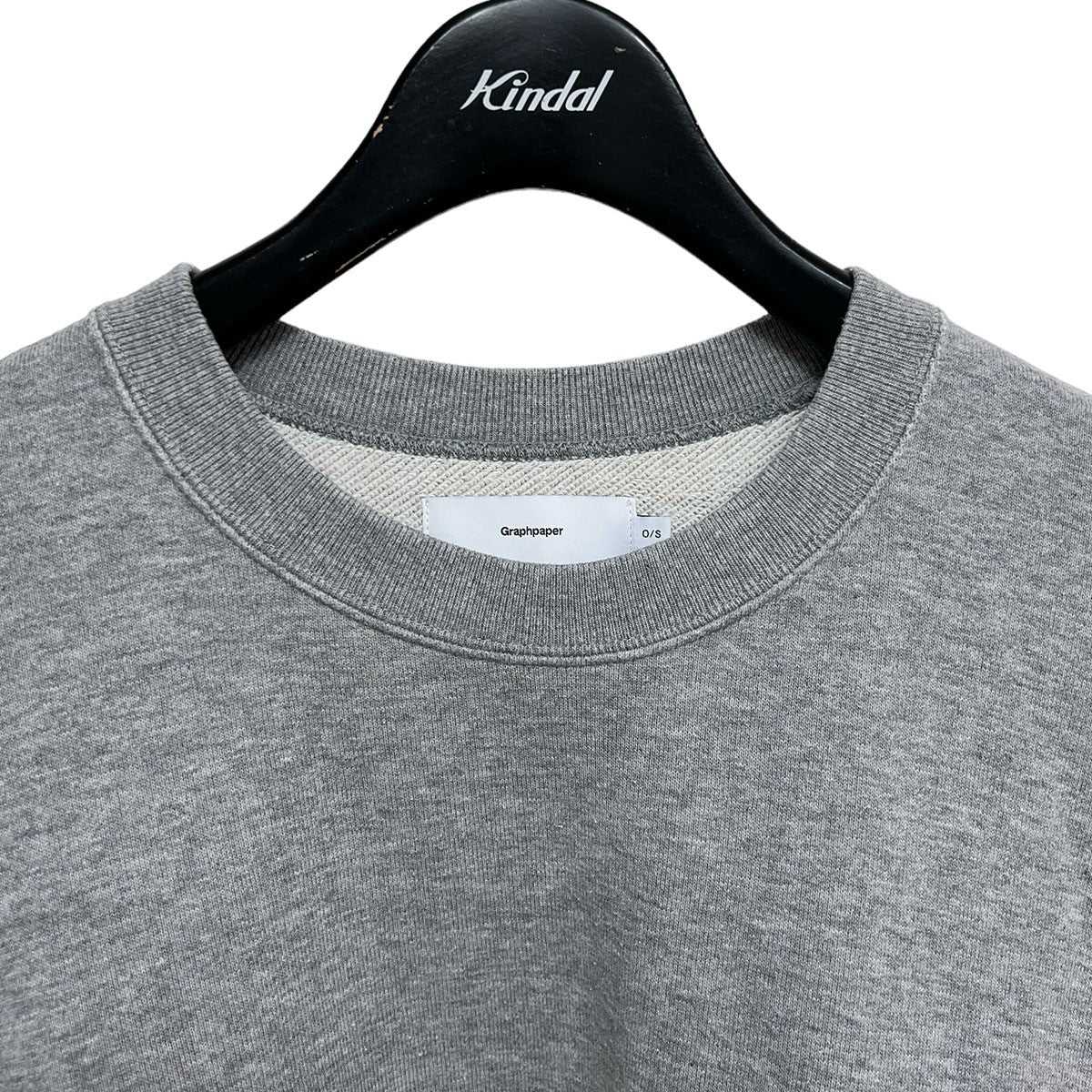 LOOPWHEELER for Graphpaper(ループウィラーフォーグラフペーパー) 24SSClassic Crew Neck  SweatクラシッククルーネックスウェットGU241-70267C GU241-70267C グレー サイズ  O/S(ワンサイズ)｜【公式】カインドオルオンライン ブランド古着・中古通販【kindal】