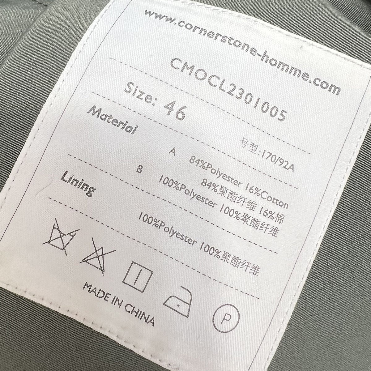 23AWデザインノーカラージャケットCMOCL2301005