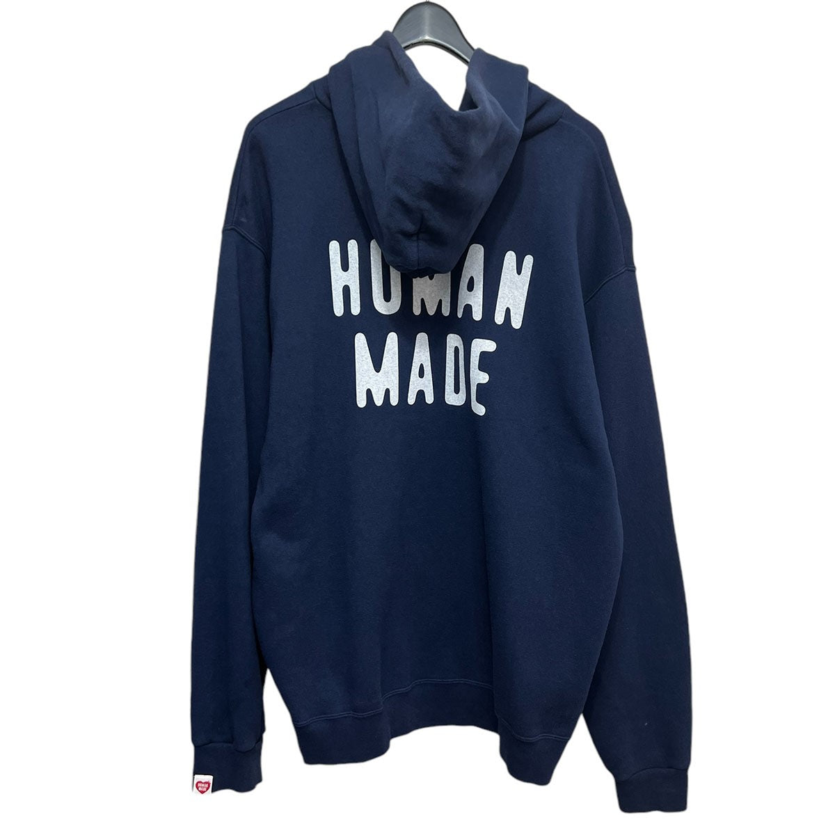 HUMAN MADE(ヒューマンメード) 23SSZIP UP SWEAT HOODIEロゴジップアップスウェットフーディー パーカー ネイビー  サイズ XXL｜【公式】カインドオルオンライン ブランド古着・中古通販【kindal】