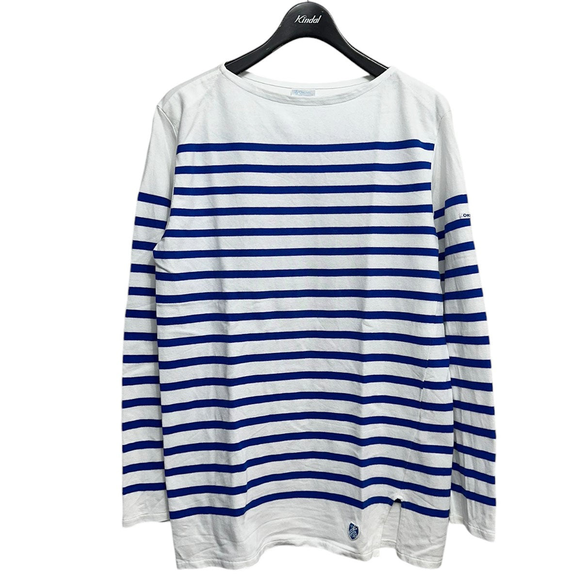 ボーダーカットソー長袖Tシャツ