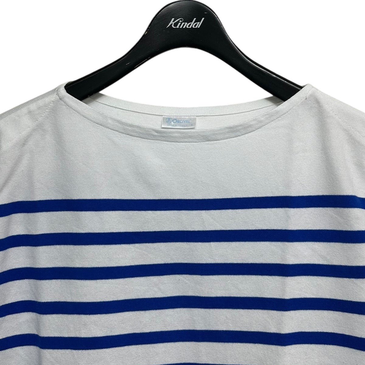 ボーダーカットソー長袖Tシャツ