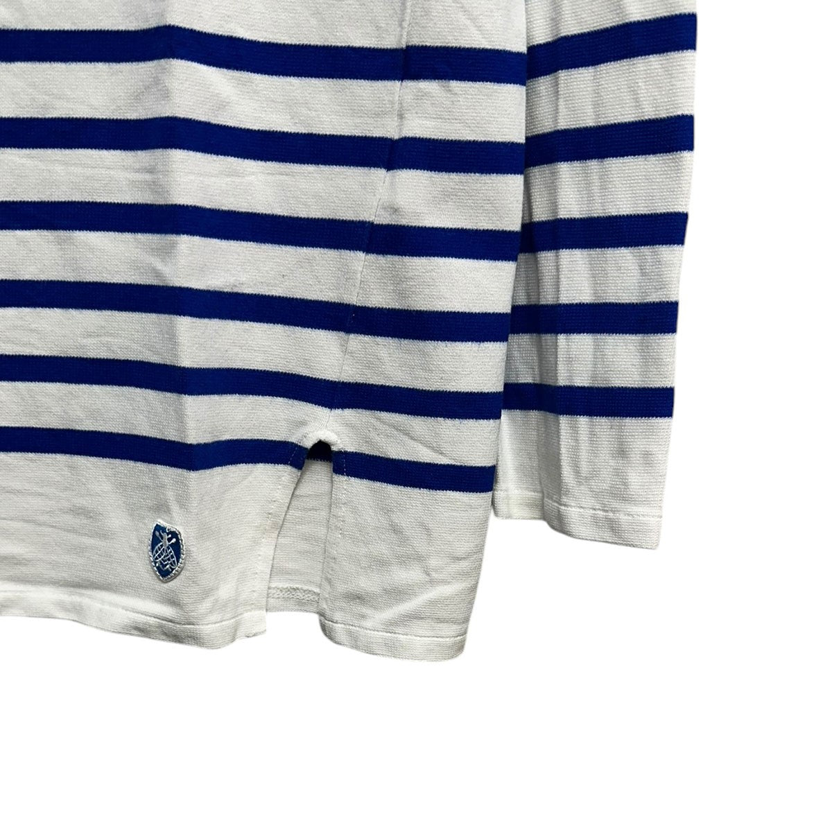 ボーダーカットソー長袖Tシャツ