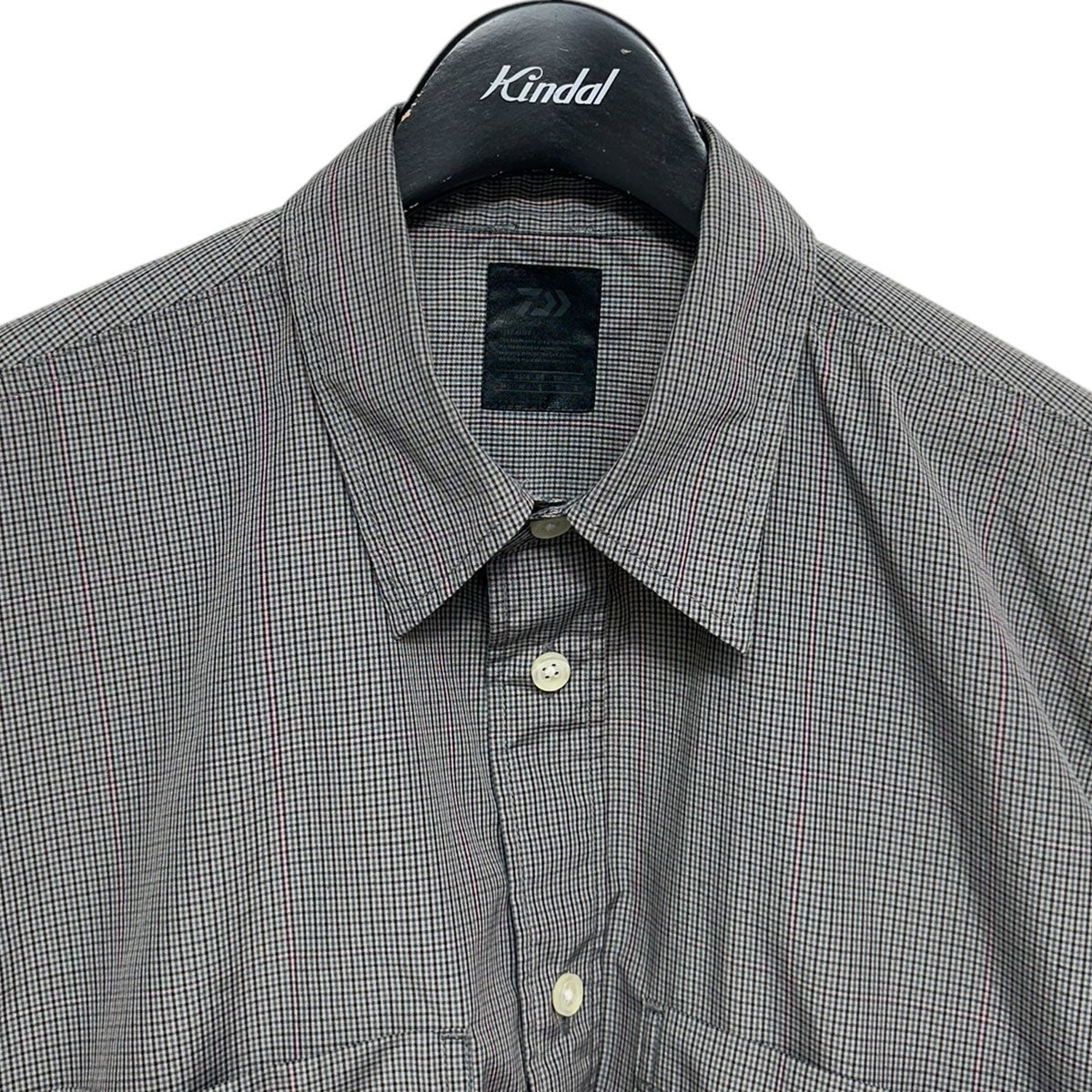 DAIWA PIER39(ダイワピア39) TECH WORK SHIRTS L／S GUN CLUB  PLAIDSテックワークシャツガンクラブチェックBE-86022