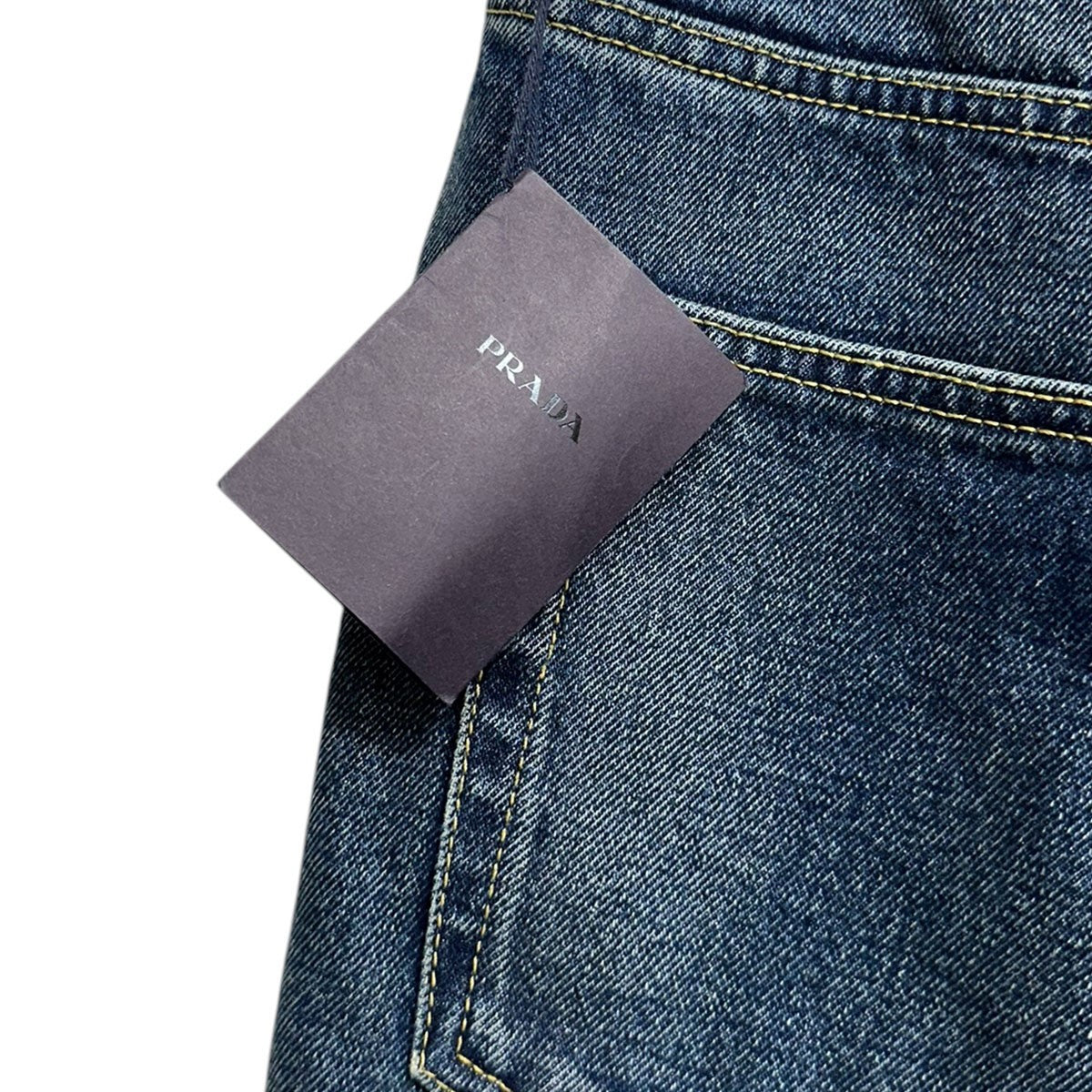 PRADA プラダ ロゴプレート デニム パンツ 楽天市場】PRADA(プラダ) サイズ:48 21AW Triangle Logo Plate