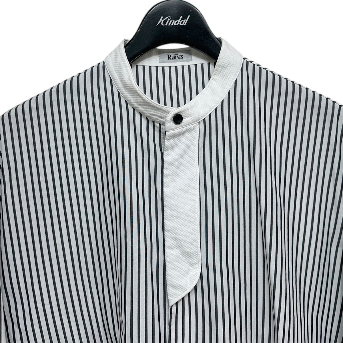THE RERACS(ザリラクス) BAND COLLAR PLACKET SHIRTSバンドカラー 