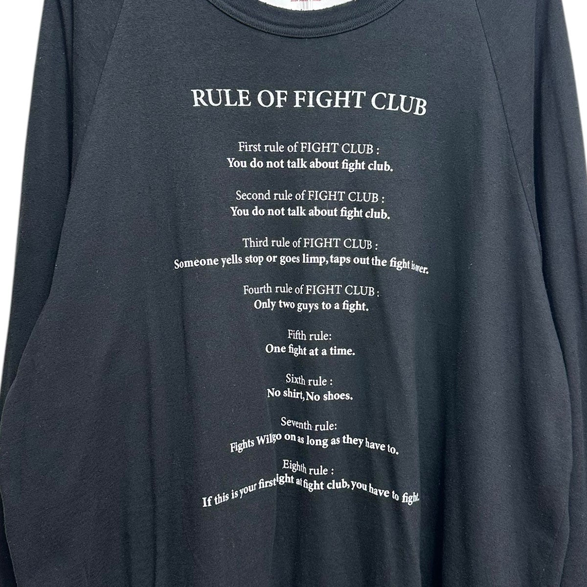 ダイリクの24AW Rule Raglan Tee コットンシルクプリント長袖Tシャツ 24AW C-13です。 DAIRIKU トップス 古着・中古アイテム