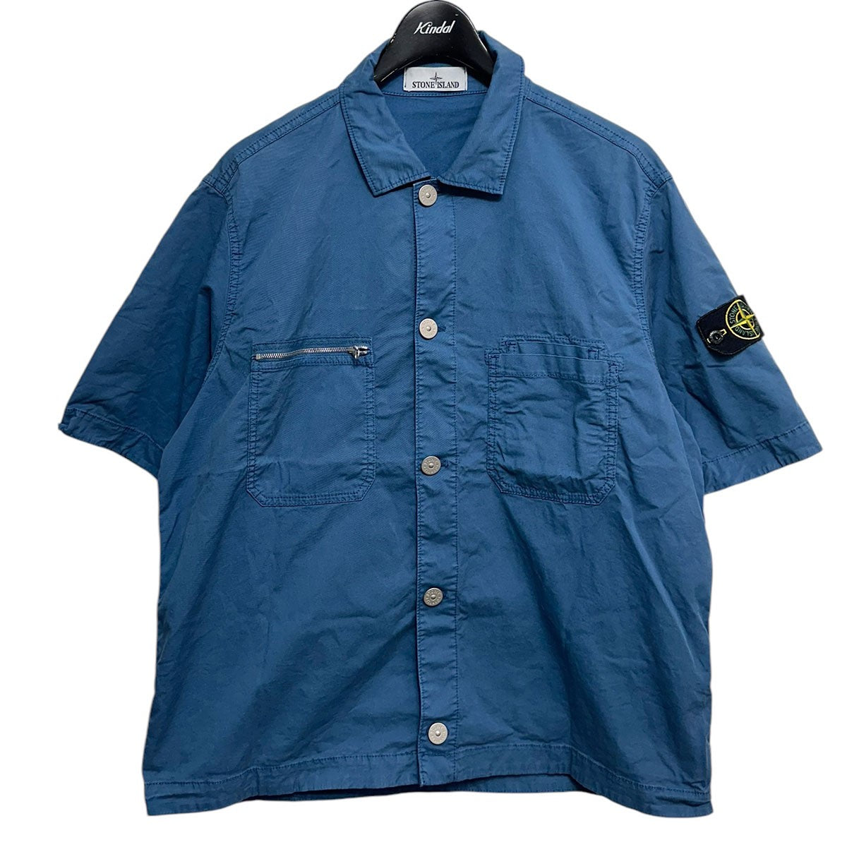 Stretch-TC Garment Dyed Short Sleeve Overshirtガーメントダイショートスリーブオーバーシャツ811512410