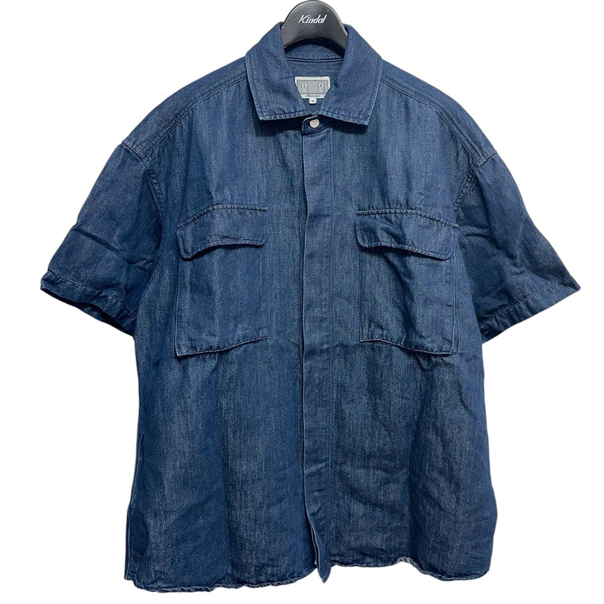 DENIM SHORT SLEEVE SHIRTデニムショートスリーブシャツ