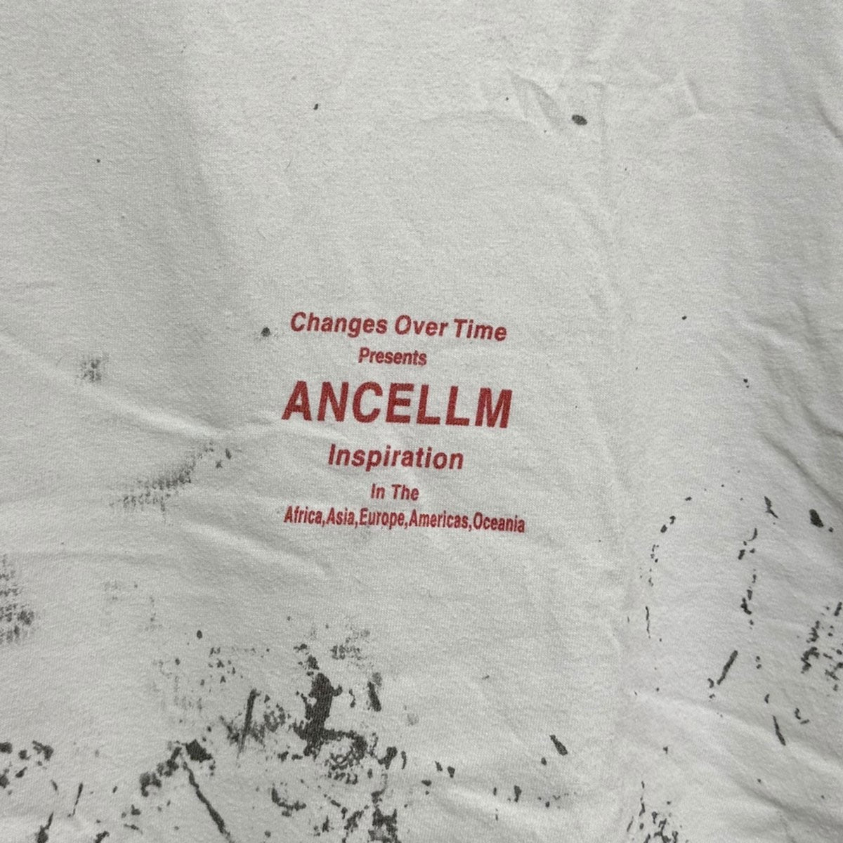 値下不可　ANCELLM　アンセルム　24SS PAINTER T-SHIRT ANCELLM アンセルム 24SS PAINTER T-SHIRT